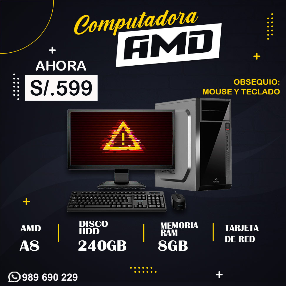 DESCUENTO EN COMPUTADORASAMD 